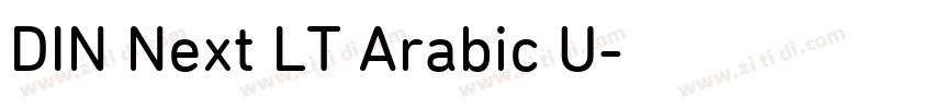 DIN Next LT Arabic U字体转换